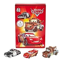 Mattel Disney Pixar Cars- Confezione da 3 Veicoli Radiator Springs