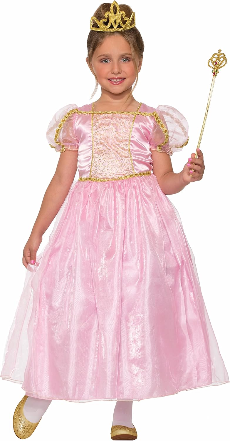 pink and gold princess dress