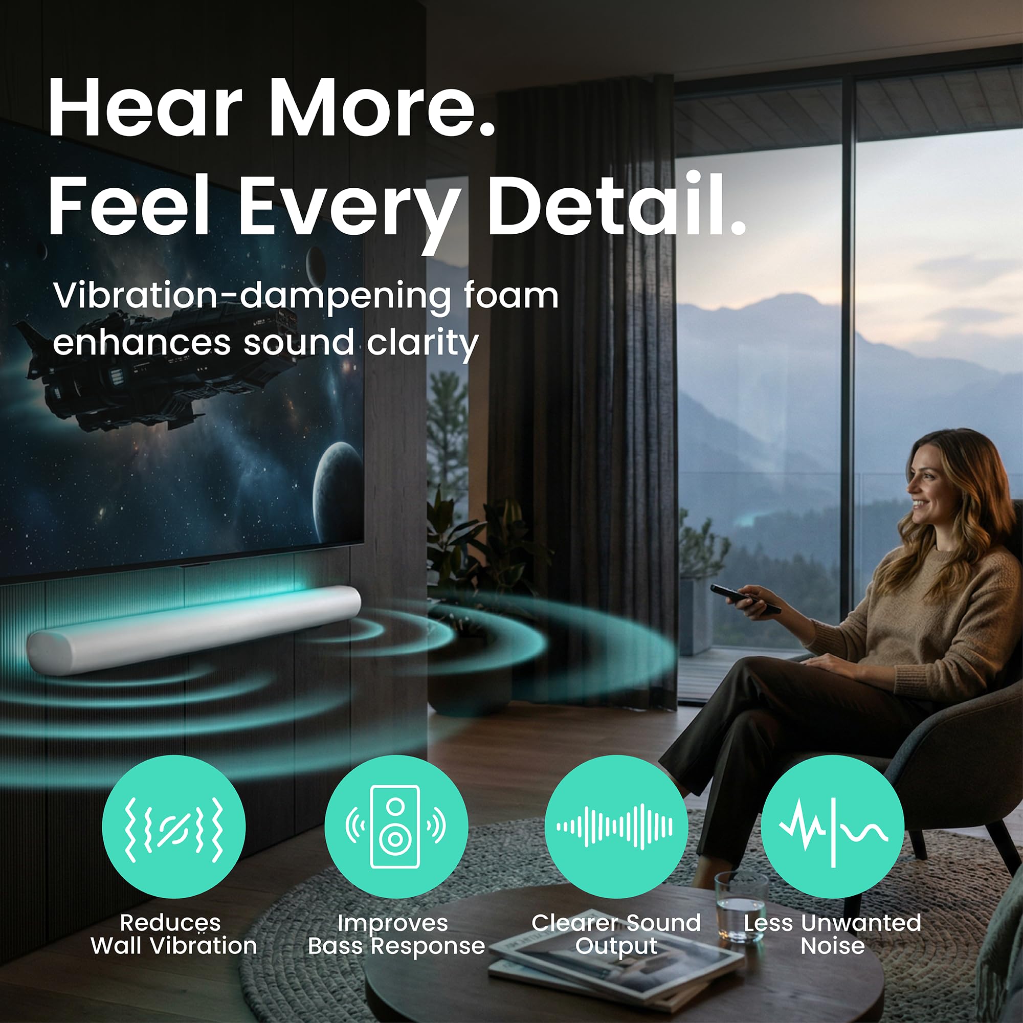 Amazon | ynVISION.DESIGN サウンドバーウォールマウント Sonos Arc