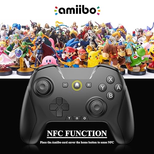 Miniatura 2 de PlayHard Switch Controller, Wireless Switch Pro Controllers with Thumb Grip Caps for SWITCHOLEDLITE, Remote Gamepad for Switch Pro, Programmable,