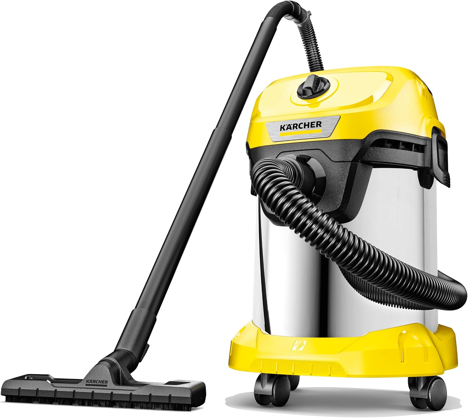 Kärcher Aspirateur Eau et Poussières WD 3 S V-17/4/20, Filtre Cartouche, Sachet Ouate, 100 - Mise en situation et utilisation