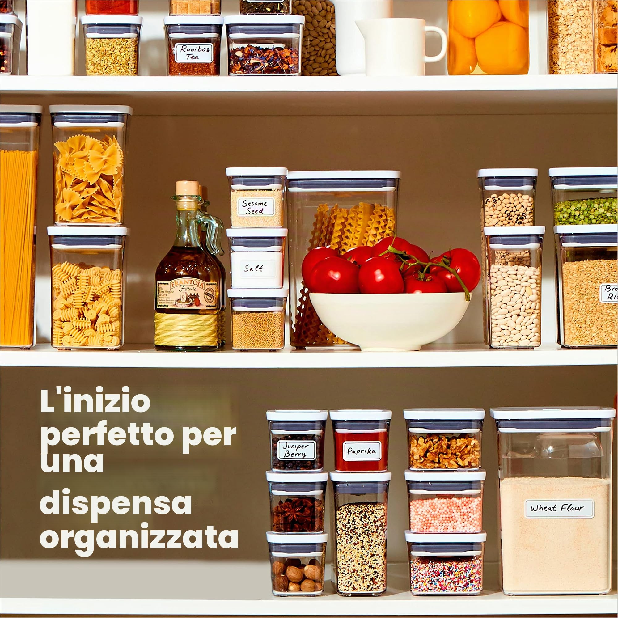 OXO Good Grips - Set di 5 contenitori POP