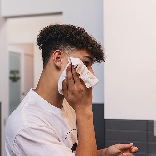 Miniatura 5 de Toallitas limpiadoras biodegradables para el acné, 60 unidades, para pieles sensibles, paquete de 2