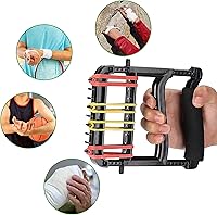 Vista 6 de Hand Exerciser,Finger Exerciser and Hand Strengthener for Hands,Finger,Wrist,Forearms and Thumbs Therapy,Black