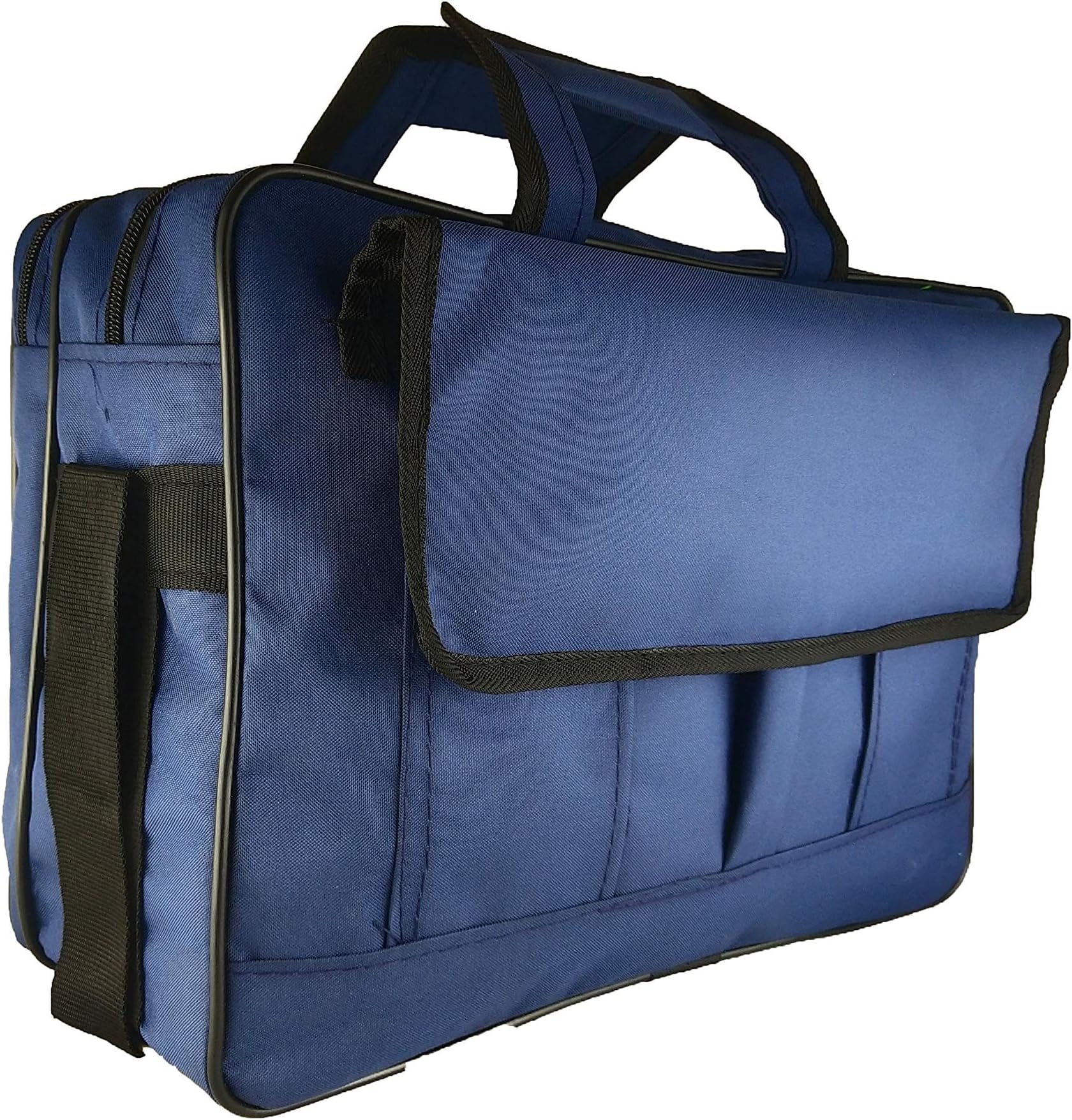 TanishkaPolyester Messenger 13 L Multipurpose Bag Backpack (Blue, Medium)