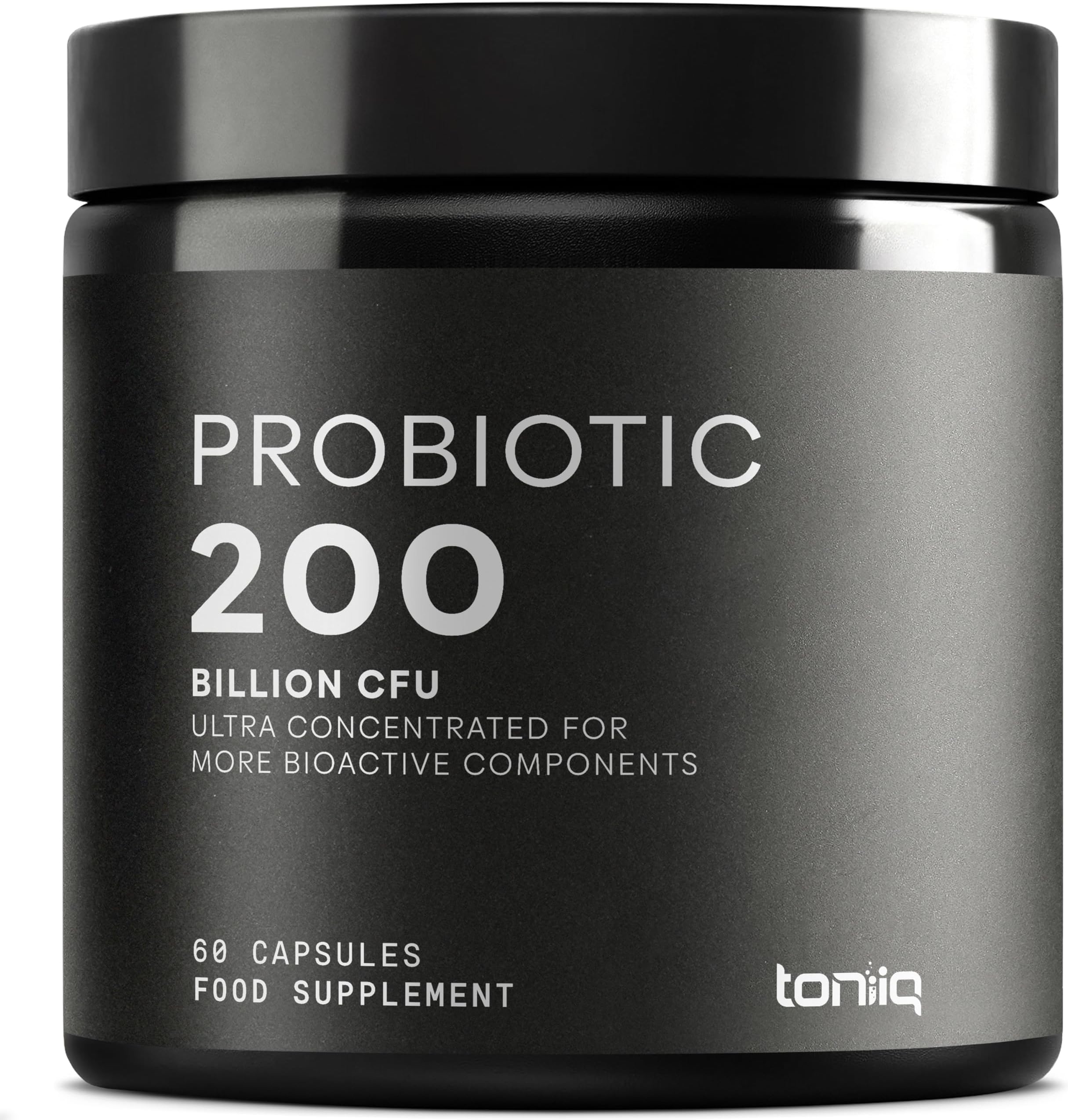 200+ Billion CFU Probiotic Supplement with 30 Verified Third-Party Tested Strains - Extended-Release Capsules with Prebiotic Blend - Fully Shelf-Stable Probiotics Formula by Toniiq