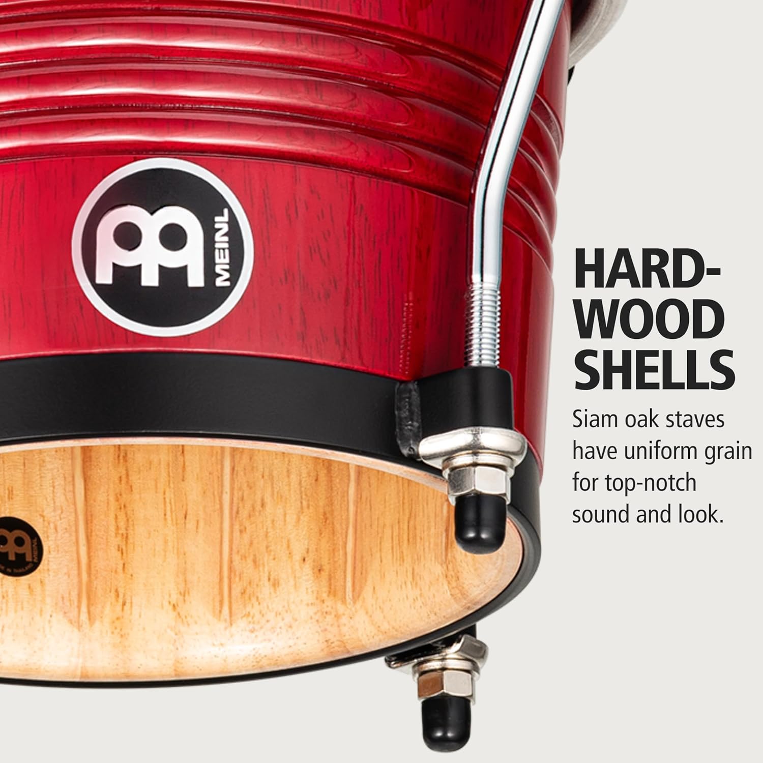 Marathon Traditional Series Wood Bongos—Remo Synthetic Heads