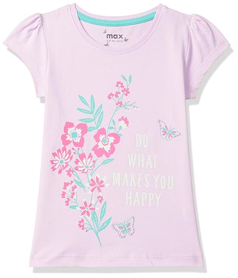 Max Girls Regular T-Shirt