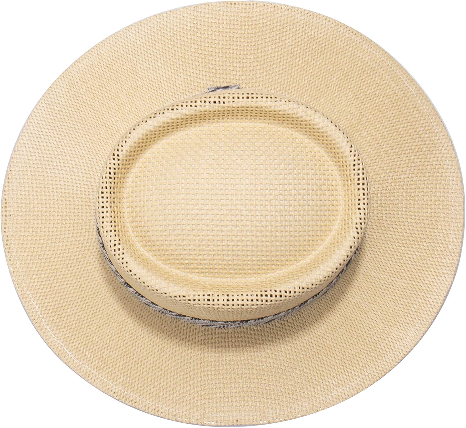 Dockers Men's Straw Fedora and Panama Hat