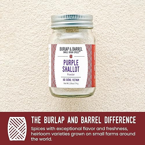 Miniatura 45 de Burlap & Barrel Cebolla tostada en polvo, sabor rico y sabroso, condimento de cebolla sabrosa para cocinar, como se ve en Shark Tank, tarro