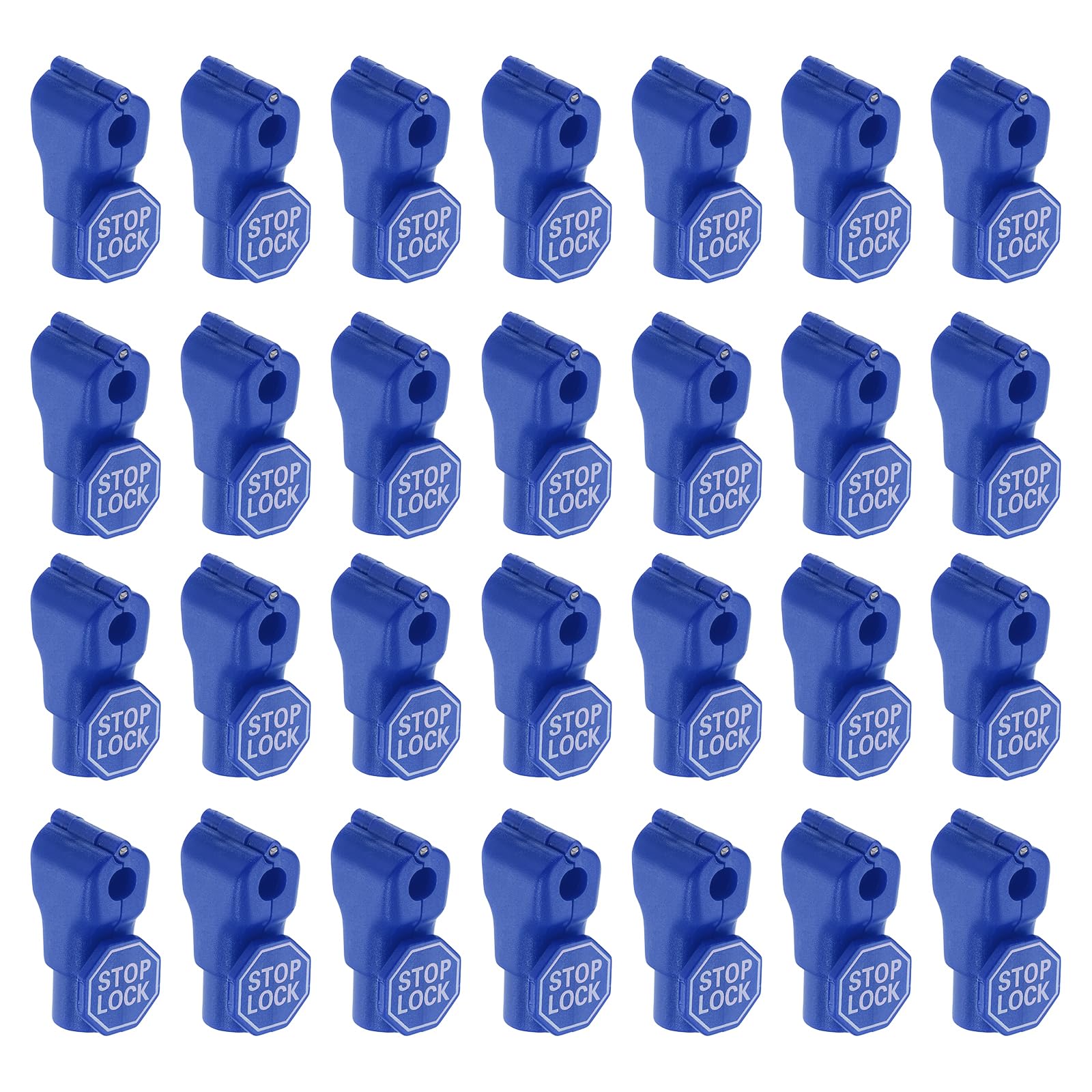 DTGN 200 Pièces Verrous Crochet Magnétique 6 mm ABS Bleu