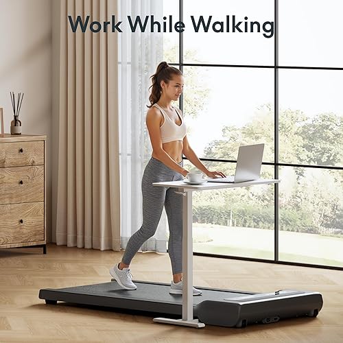 Miniatura 9 de FLEXISPOT - Mesita médica ajustable con ruedas, escritorio de pie neumático y móvil para laptop, mesa para colocar sobre la cama (27.6 pulgadas de