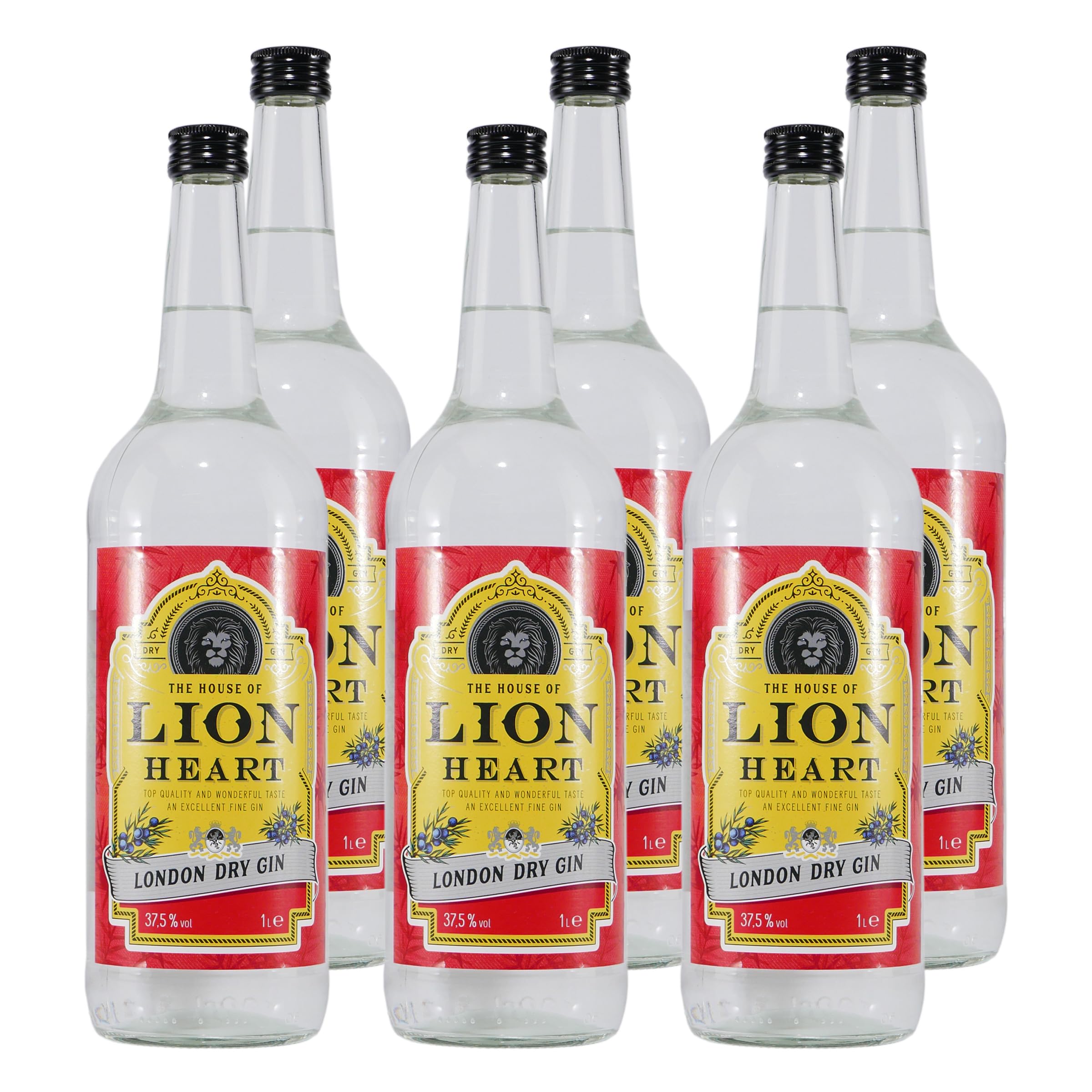 Lion Heart London Dry Gin (6 x 1,0L)