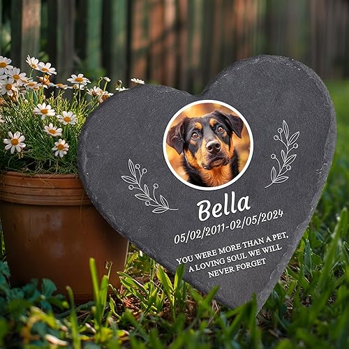 Miniatura 3 de Baosity Piedras conmemorativas para mascotas regalos para perros y gatos por pérdida, monumentos conmemorativos del puente arcoíris