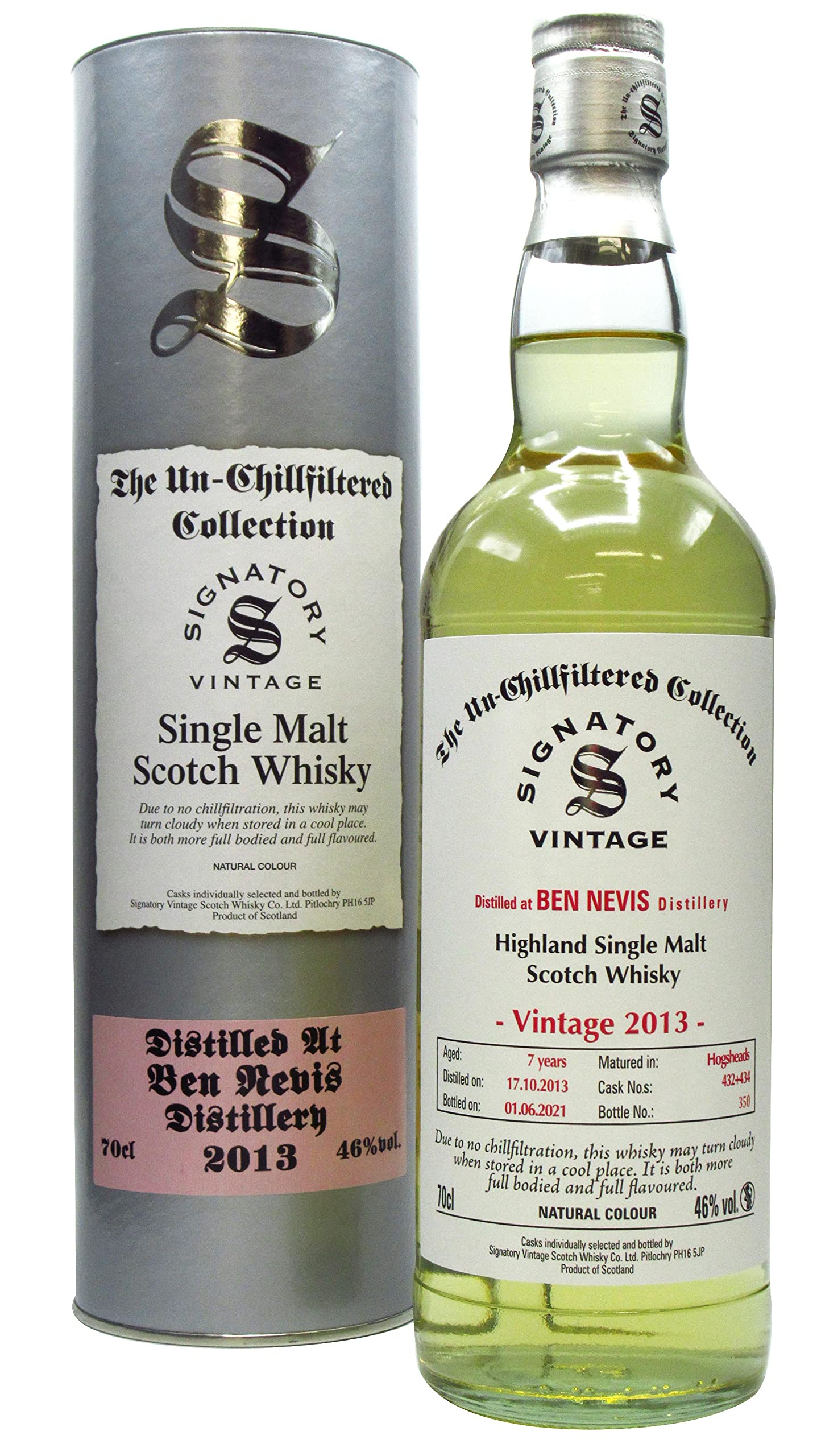 Ben Nevis - Signatory Vintage - 2013 7 year old Whisky