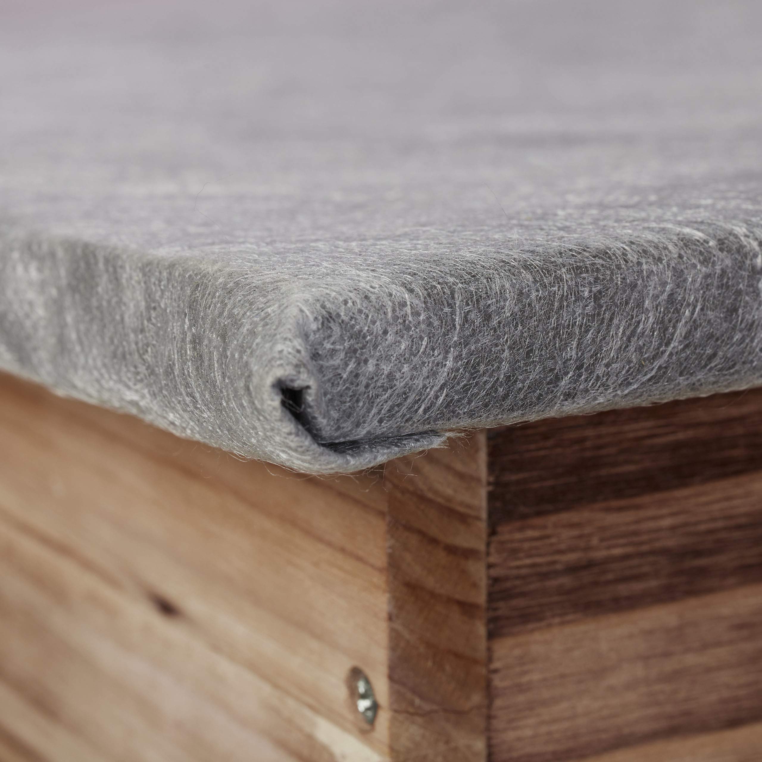 Relaxdays Casetta per Ricci, Resistente alle Intemperie, Riparo dai Predatori, Rifugio per Roditori, 21x46x34, Fiammato