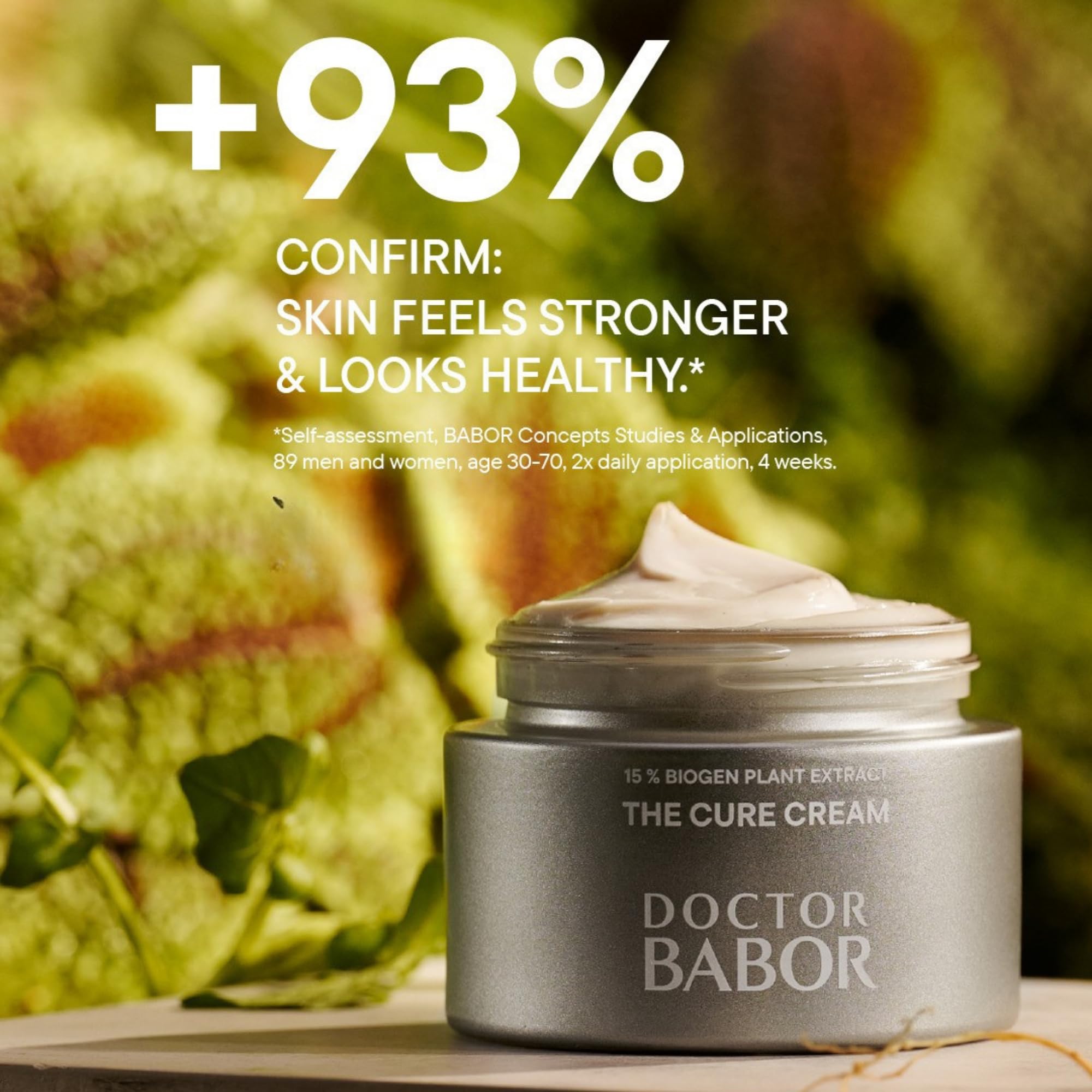 Doctor BABOR Regeneration – The Cure Cream | rewitalizująca pielęgnacja twarzy z 15% ekstraktem z biogenicznego plantacji, działa przeciwzapalnie i przeciwutleniająco, krem do twarzy, szyi i dekoltu,