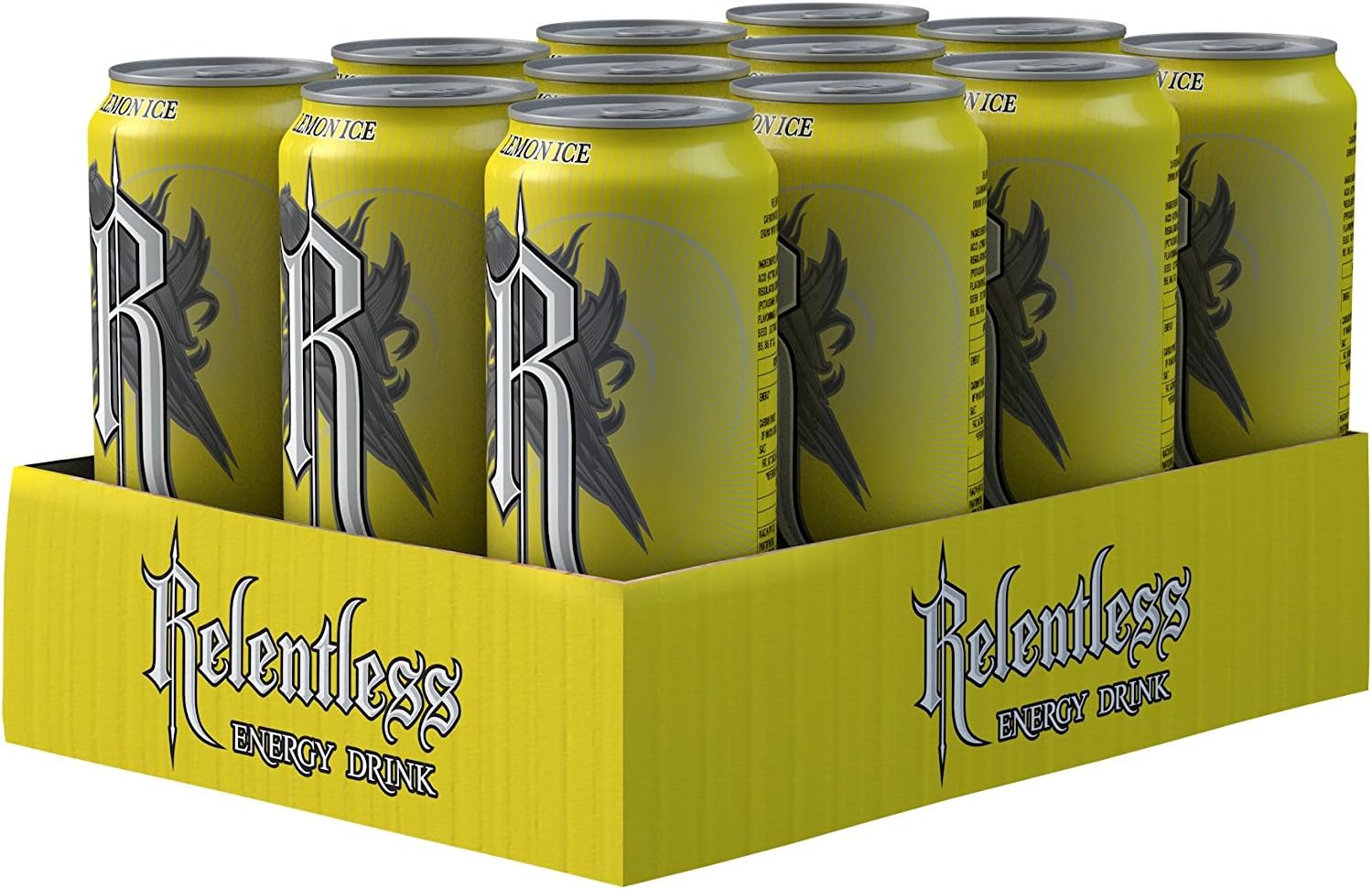 Relentless Lemon Ice, 500 ml, Pack of 12
