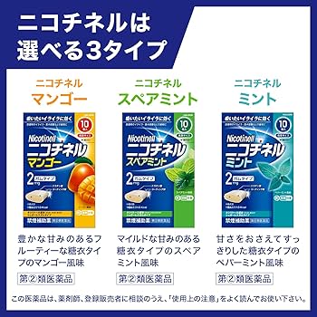 Amazon | 【指定第2類医薬品】ニコチネル 禁煙補助薬 スペアミント 20