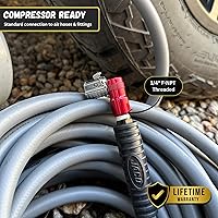 Vista 6 de JACO Lightning L2-Series Acoplador neumático para llantas, 1/4 de pulgada F-NPT (flujo cerrado)