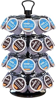 K Cup Holder,4-Tier Coffee Pod Holder Storage Organizer Stand,Holds 36 Pods