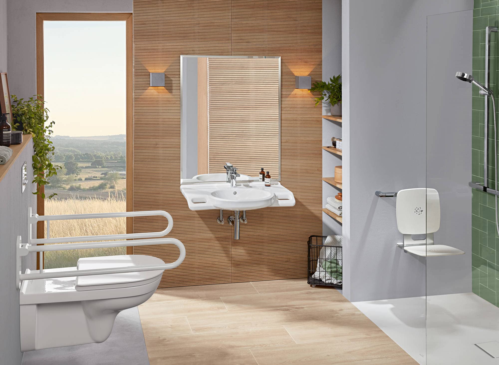 WC suspendu PMR sans bride VILLEROY ET BOCH O.novo