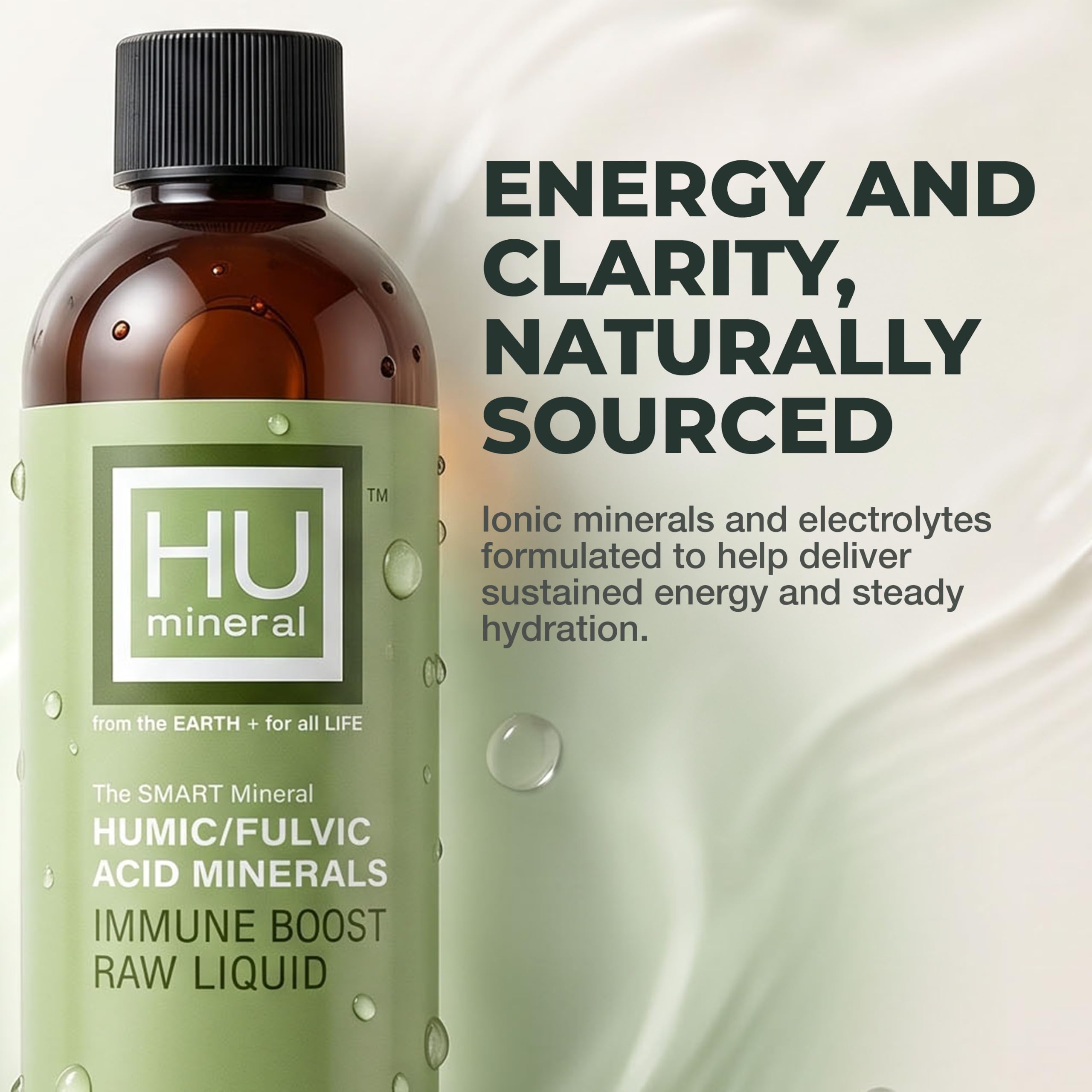 Humic/Fulvic Acid Mineral, Major & Trace Minerals, Liquid Supplement - 8 oz — Amazon image 3