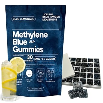 Methylene Blue 5mg 30ct, The First of its Kind, 3rd Party Tested No Heavy Metals, USP - Proud American Company