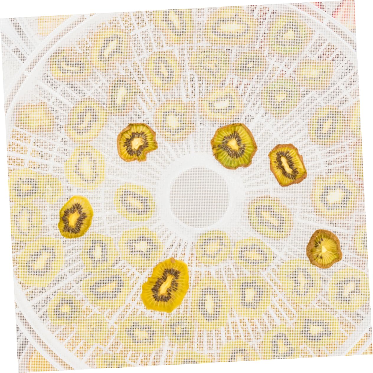 POPETPOP 12 Pezzi Tappetini in Silicone Bianco per Essiccatore Frutta e Verdura Superficie Antiaderente Facile da Pulire Accessori per Disidratatore da Cucina Riutilizzabili