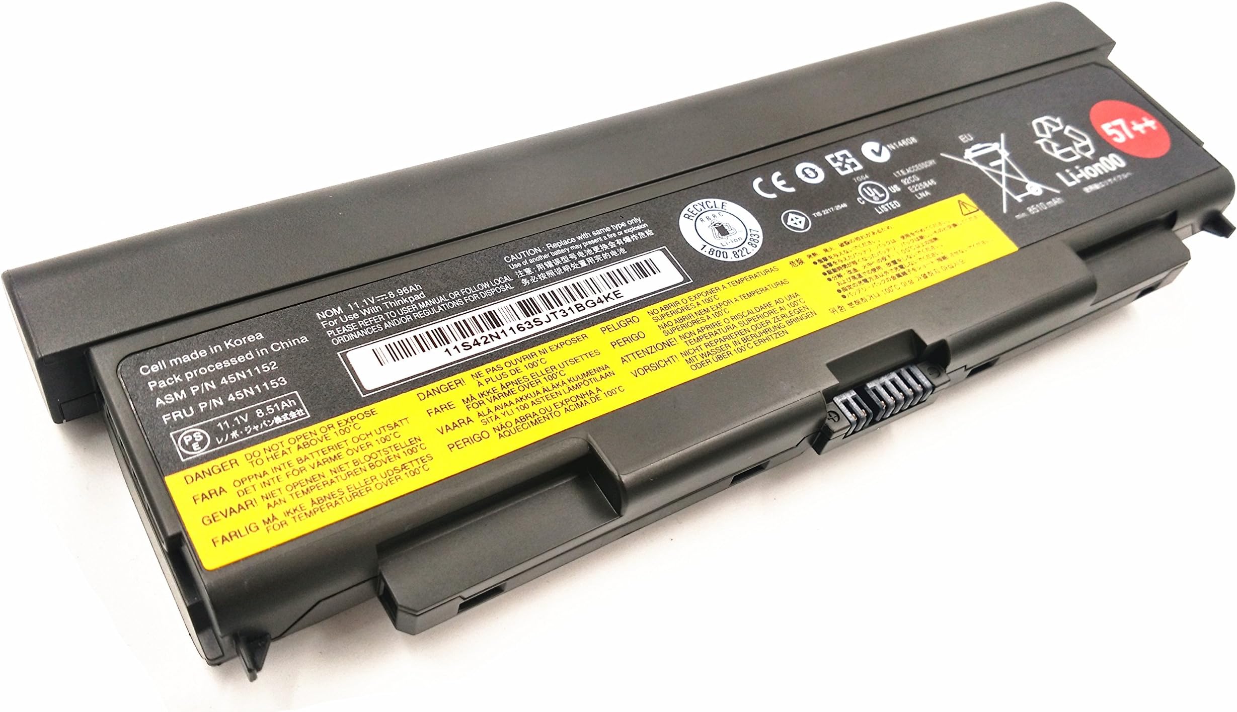 Kreen T440P 9-Cell New Replacement Battery for Lenovo ThinkPad T440P W540 L540 L440 W541 T540P 0c52864 45N1150 45N1151 45N1153 45N1152 45N1158 57++