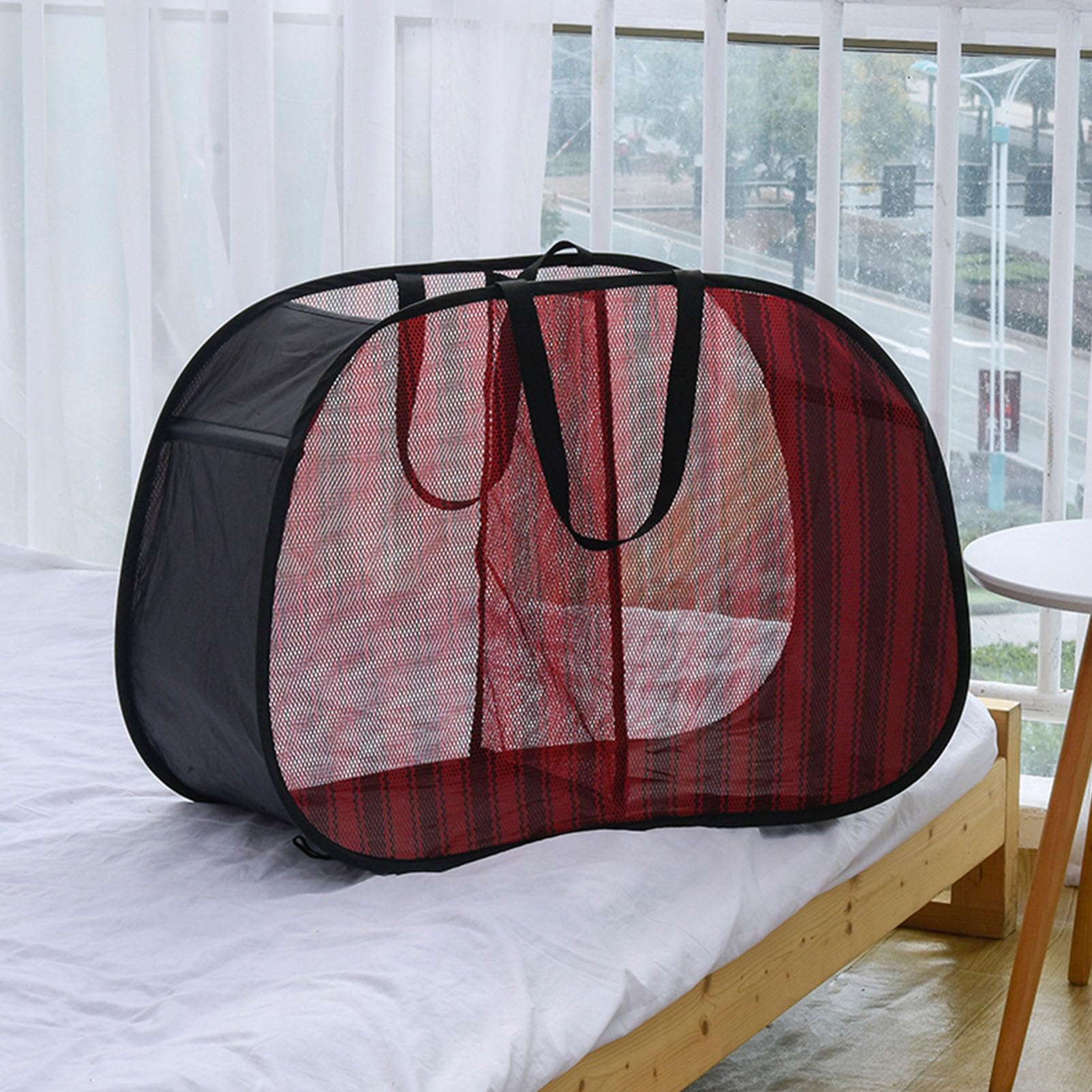 Dirty Clothes Basket, Dirty Clothes Storage Basket, Household Folding Changing Clothes Storage Basket, Large Clothes and Toys Sorting Bag