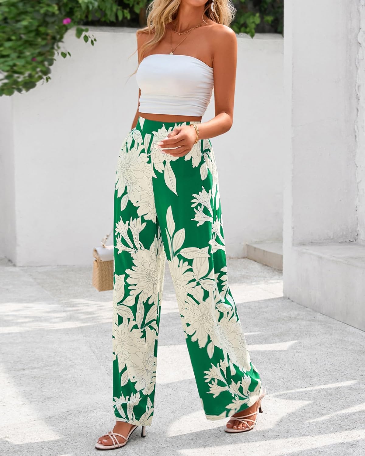 BTFBM Womens Wide Leg Summer Pants