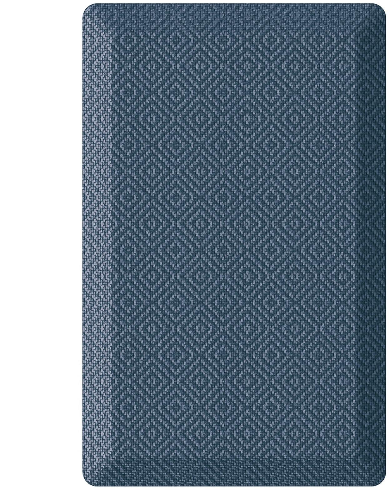Photo 1 of Ophanie Kitchen Mats for Floor, 3/4 inch Thick, 17x24 Anti Fatigue Cushioned Mat, Kitchen Rugs, Waterproof, Comfort Ergonomic Standing Mat for Office, Home, Sink, Blue Non-Slip Ridged Bottom