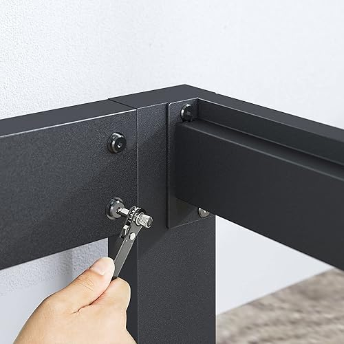 Miniatura 43 de Plataforma Zinus Arnav, Doble, Blanco Blanco,Negro -