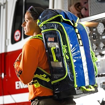 Statpacks New 2023 G3+ Backup Red EMT Medic Backpack BLS ALS Trauma Bag for EMS, Police, Firefighters