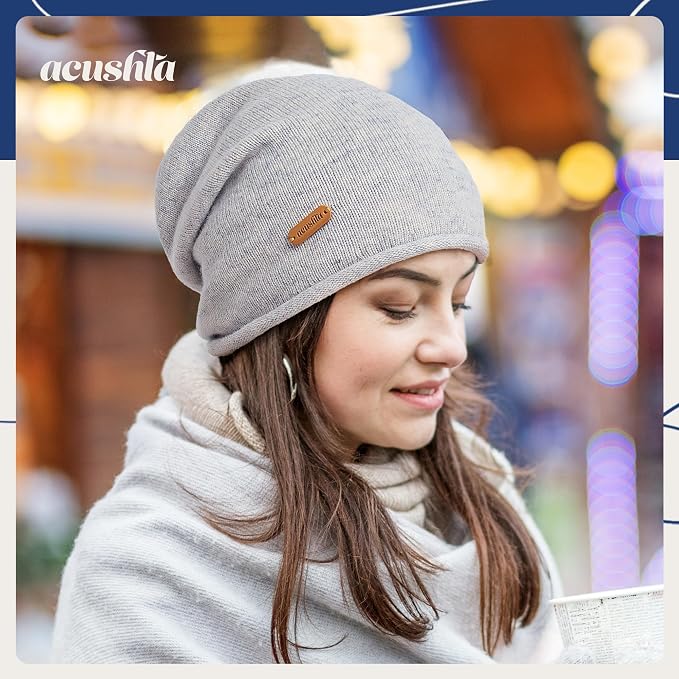 Gorro de lana Merino 100% unisex para invierno miniatura 6