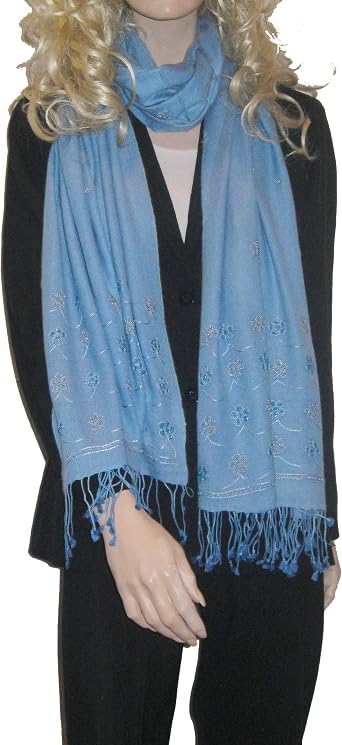 Evening Shawl-Handmade Beaded Pashmina Shawl-Luxury Wrap-Formal wrap-Wedding shawl-Scarf-gift for her