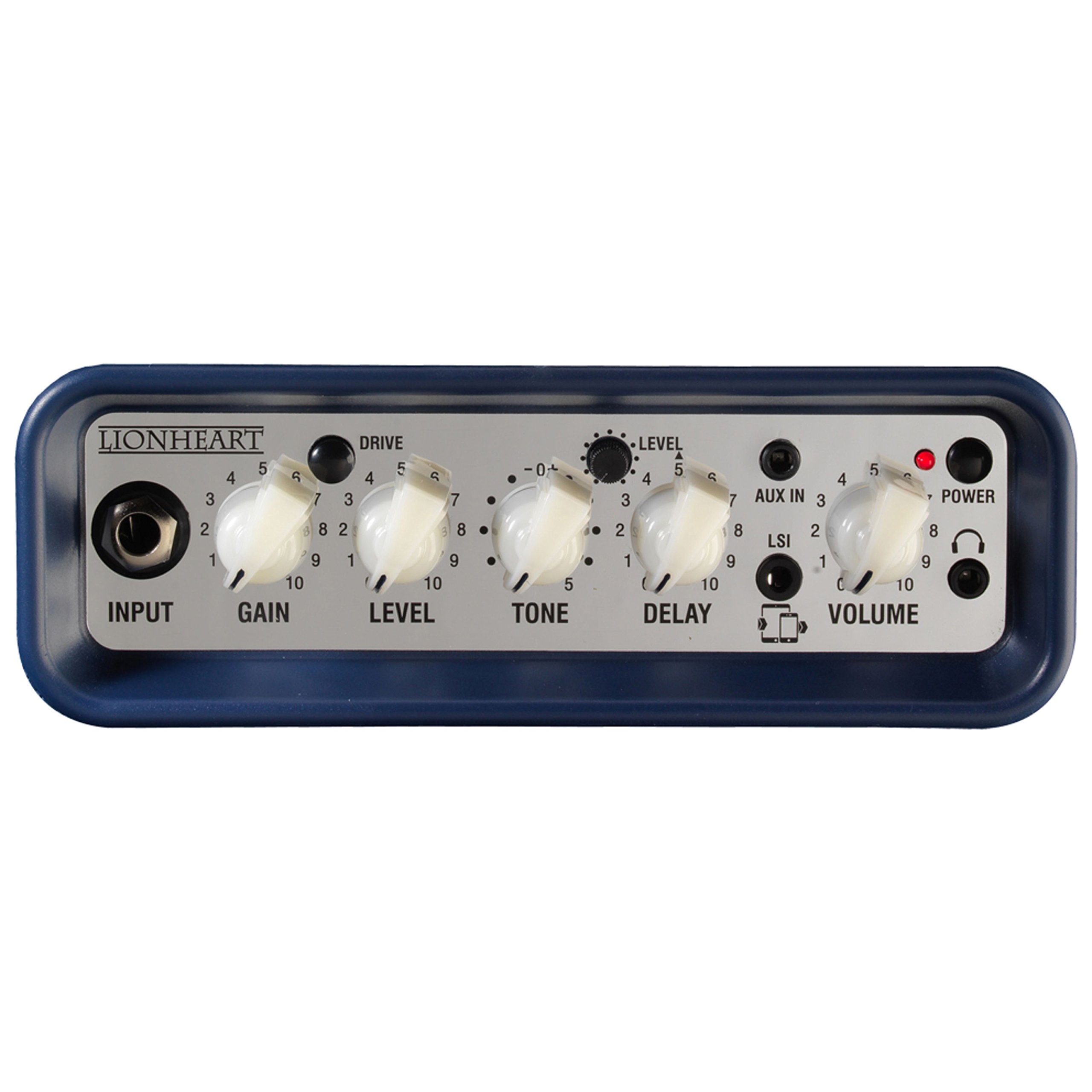 Laney Mini-St-Lion-2 6W Batterieantriebs-Gitarrenverstärker-Kompakte Übungsverstärker mit Reinigungs-/Laufwerkskanälen, Delay, LSI-Smartphone-Eingang, Aux-In - Lionheart