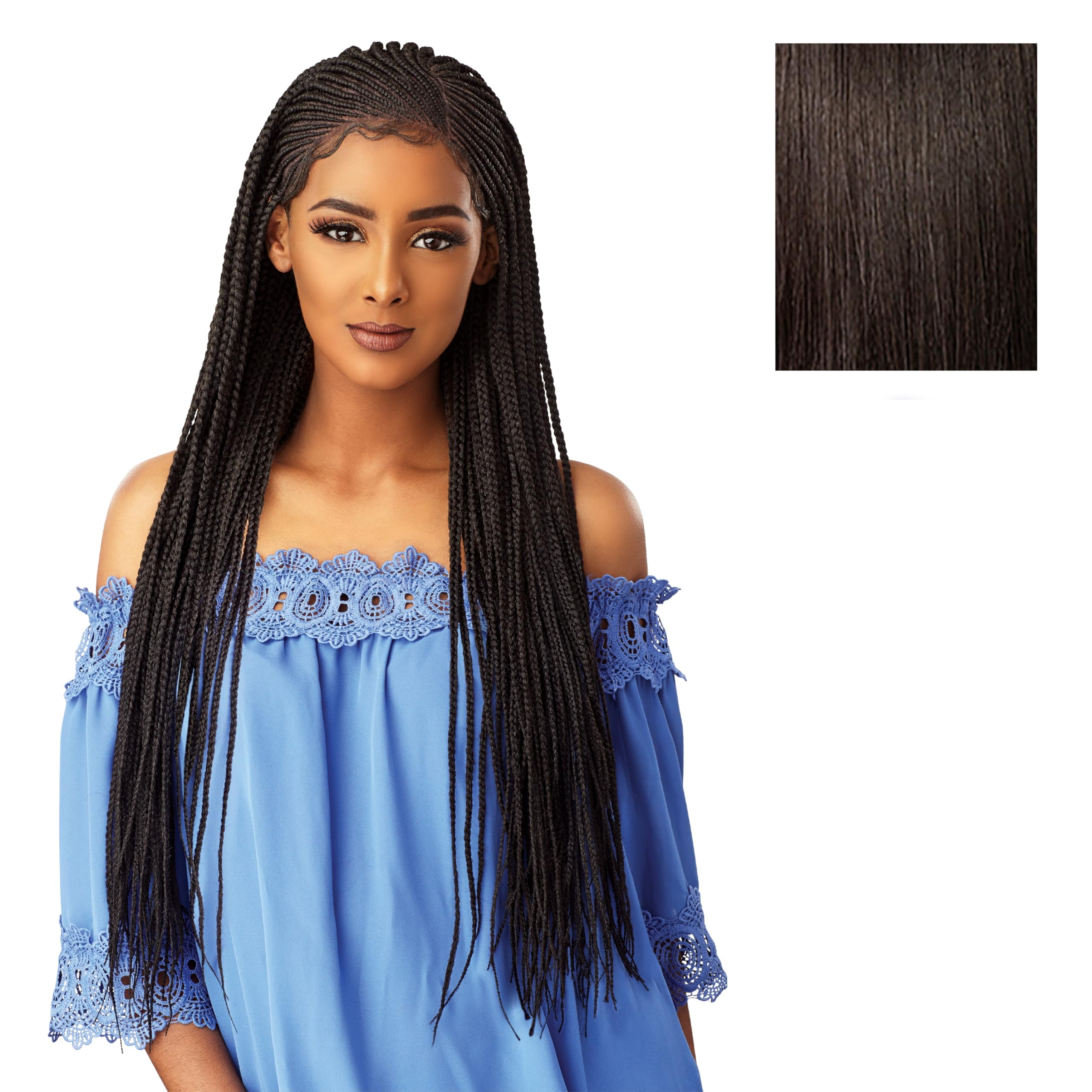 Amazon.com : Sensationnel Cloud9 13X5 Braided Wig - Side 