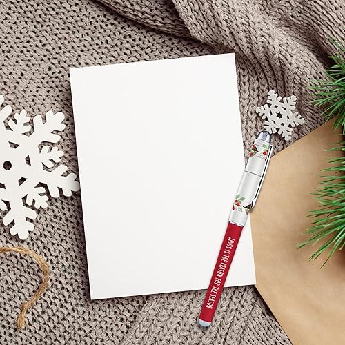 Miniatura 5 de Needzo Bolígrafo Jesús es la razón de la temporada, paquete de instrumentos de escritura cristiana, relleno de calcetines, relleno de regalos y más,
