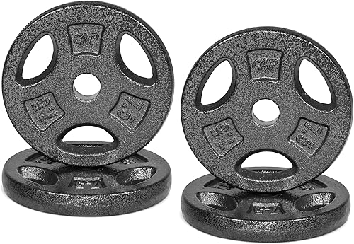 Miniatura 20 de CAP Barbell Placas de peso de agarre estándar de 1 pulgada Gris,Negro -,https://www.amazon.com/dp/undefined