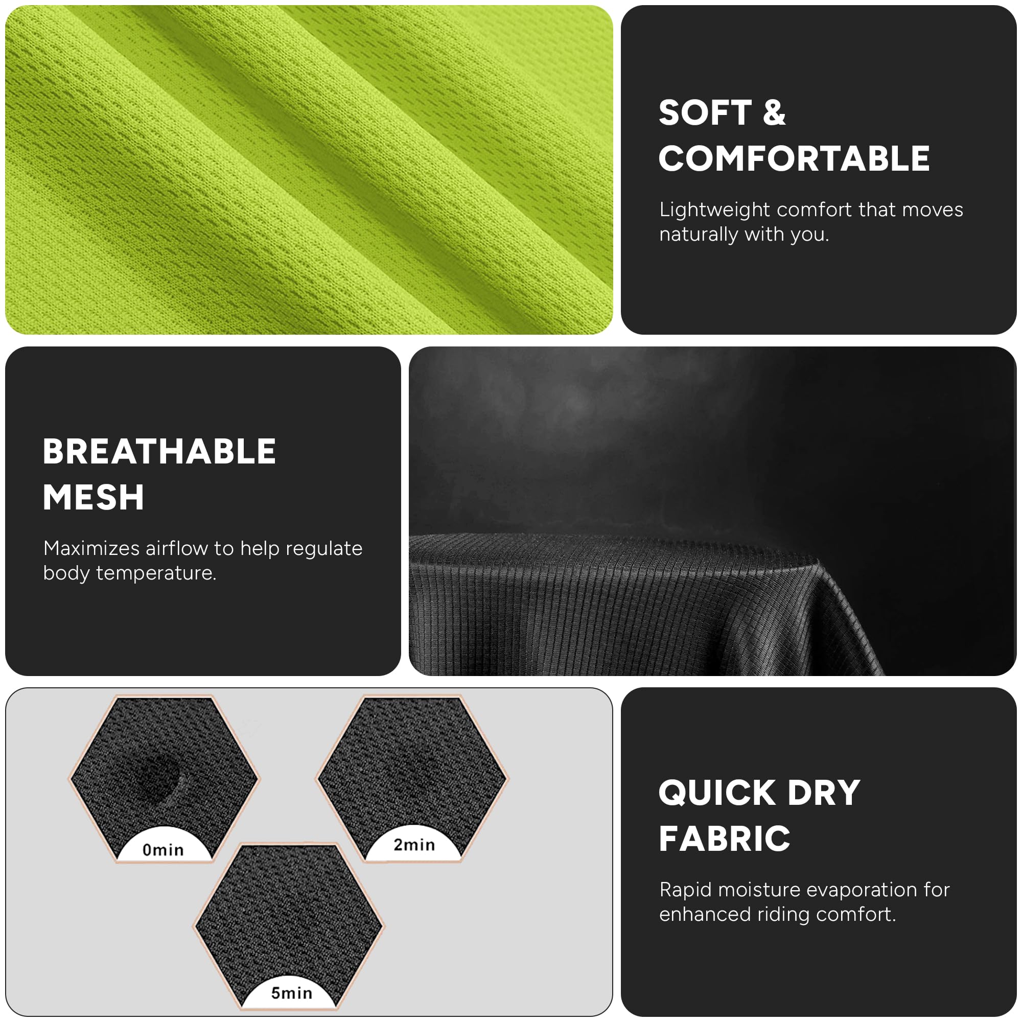 FDX Maillot de Cyclisme pour Homme, Demi-Zip, Respirant, à Manches Courtes et 4 Poches, idéal pour Le VTT, la Course, la Course à Pied et Les activités de Plein air
