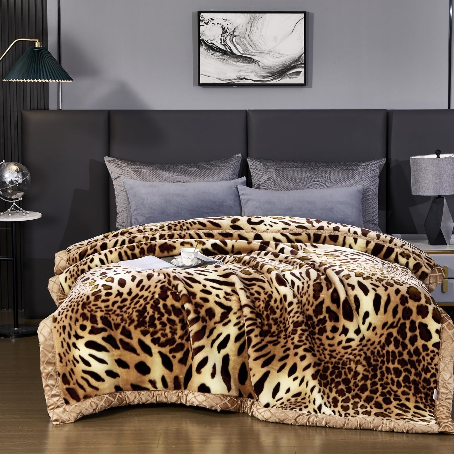 LGYKUMEG Gewichtete Koreanischen Nerzdecke,Fleecedecke, Plüschsamt, King-Size-Größe 150 x 200cm2kg, zweilagig, wendbar, seidig weich, Knitter- und lichtbeständig, warme Decke