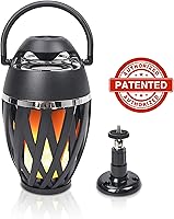 Vista 2 de Sound Town Paquete de 2 altavoces Bluetooth portátiles con luces LED, estéreo inalámbrico verdadero (TWS) Bluetooth, soportes de montaje en pared