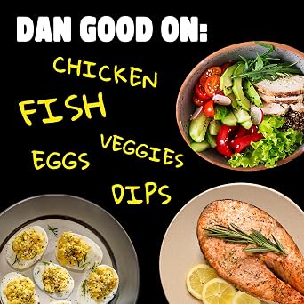 Dan-O's Crunchy Seasoning, 2.5 oz Bottle, 2 Pack, Everything Seasoning for Fish, Eggs, Salads and More, Sugar Free, Zero Calorie, Use this Spice Blend for Everything from Breakfast to Dinner