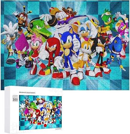 Amazon 大人と子供のための木製パズル ソニック ザ ヘッジホッグ 減圧教育幼児教育ユニークな漫画のパズル 木製パズル おもちゃ Amazon 大人と子供のための木製パズル ソニック ザ ヘッジホッグ 減圧教育幼児教育ユニークな漫画のパズル 木製パズル おもちゃ