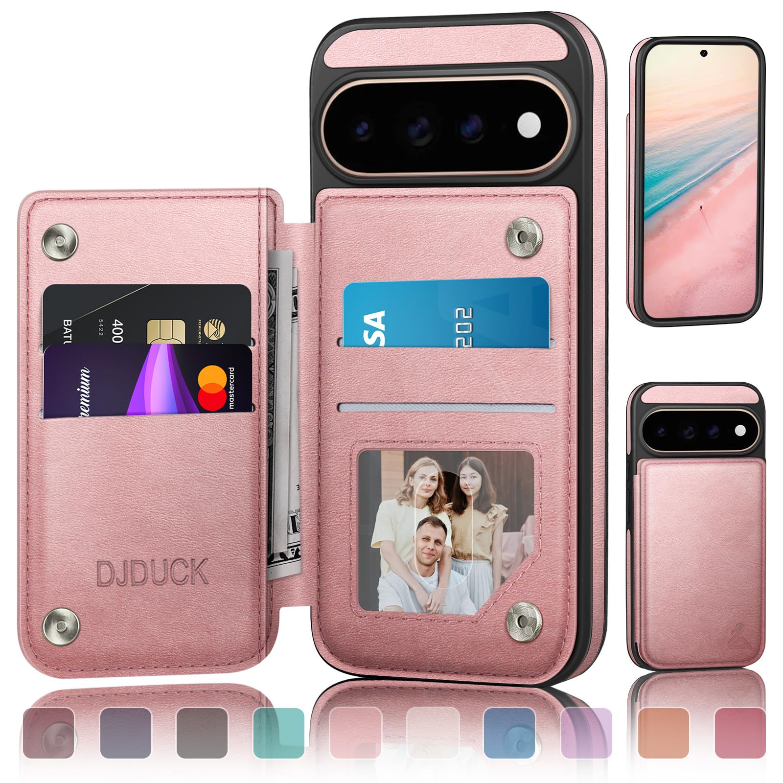 Photo 1 of DJDUCK Google Pixel 11 Pro Wallet Case