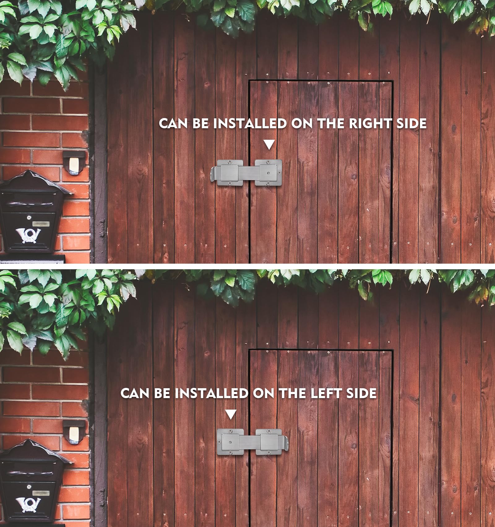 Cerrojo Puerta Exterior Pestillos De Aluminio Blanco Para Puertas - Juego De 2 Y 3 Pulgadas, Seguro Y Fácil De Instalar Pestillos De Puertas Correderas