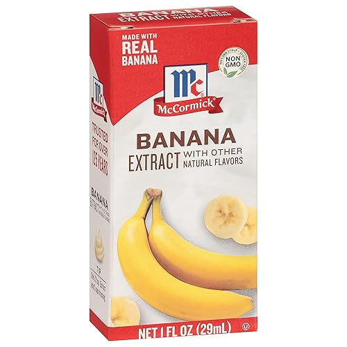 McCormick Banana Extract with Other Natural Flavors, 1 fl oz - Banana - 1 Fl Oz (Pack of 1)
