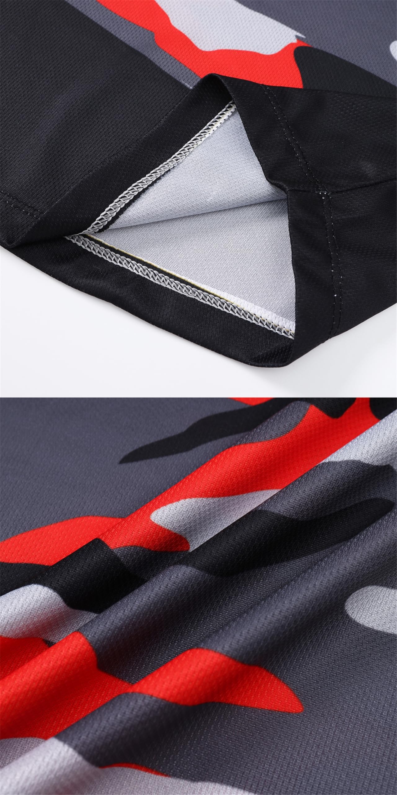Magliette Ciclismo Uomo, T-Shirt Corta, Top Abbigliamento Maglie Ciclismo, Traspirante e Assorbente dal Sudore Manica Corta Maglia Ciclismo, per MTB Road Bike/Multisport/Fitness XS-XXXL